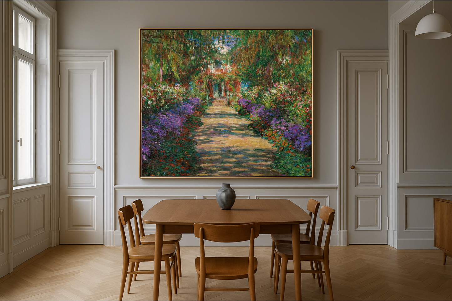 🎨 L’Avenue de Giverny – Claude Monet, noin 1902