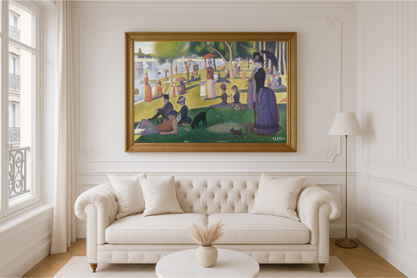 "Sunnuntai-iltapäivä Grande Jatte -saarella - Georges Seurat"