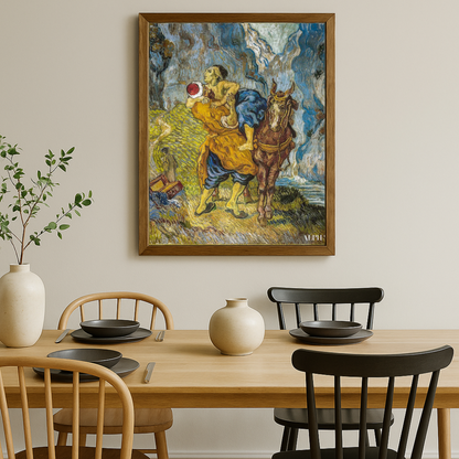 🤝 Hyvä Samarialainen (Delacroixin mukaan) – Vincent van Gogh (1890)