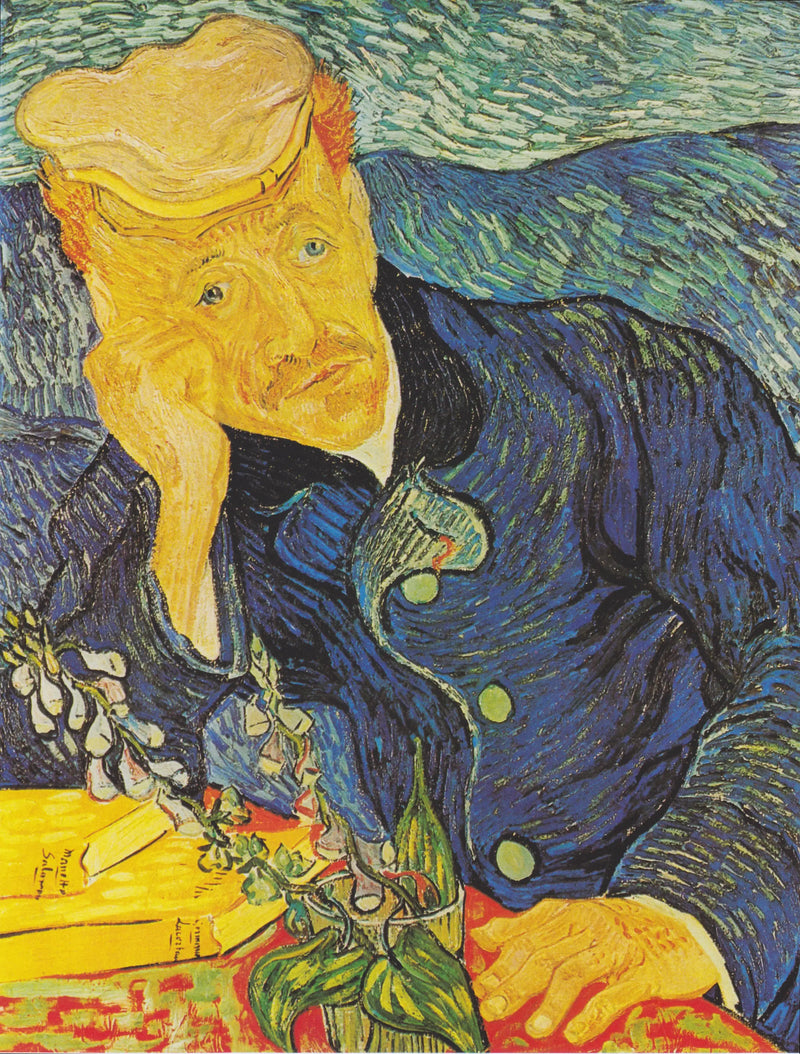 Tohtori Gachetin muotokuva digitalkukalla - Vincent van Gogh