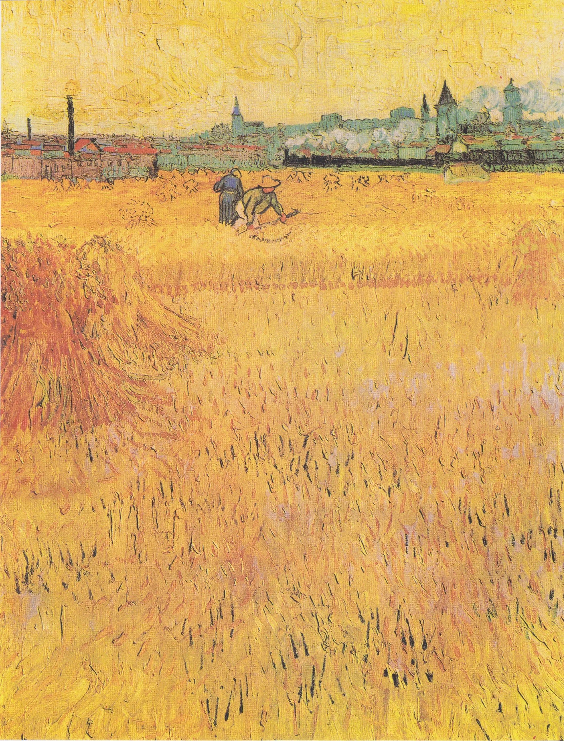 Reproduction du tableau « Les Moissonneurs - Vincent van Gogh » par Alpha Reproduction en peinture à l’huile