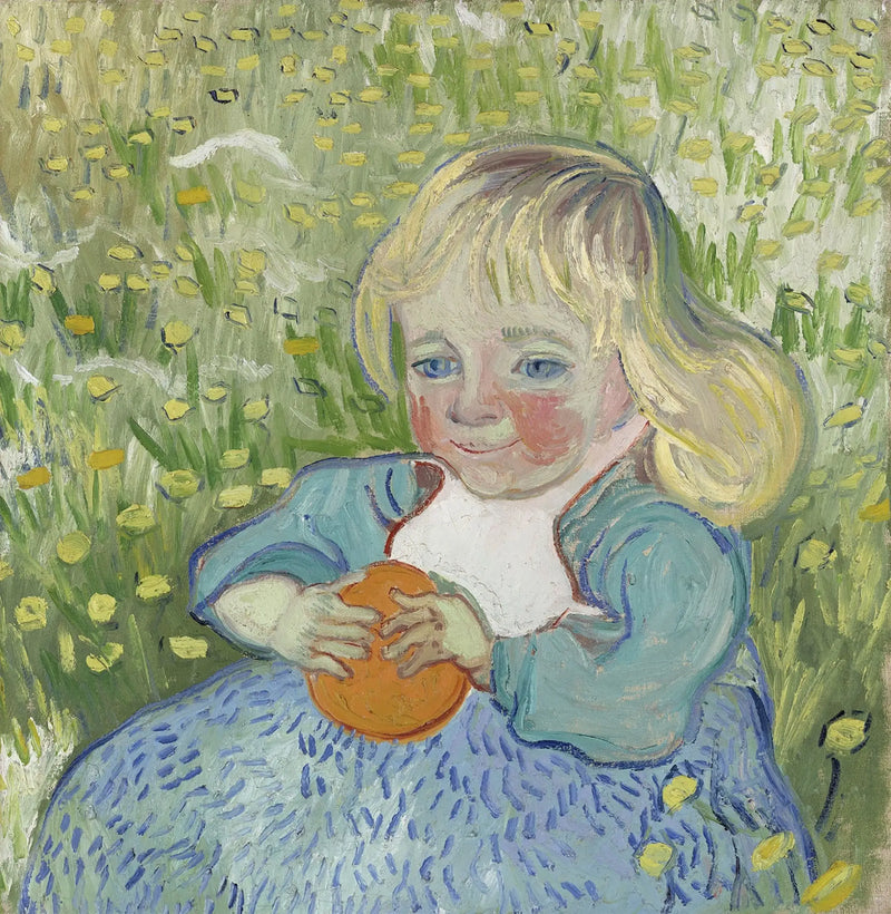 Oranssilla lapsella - Vincent van Gogh