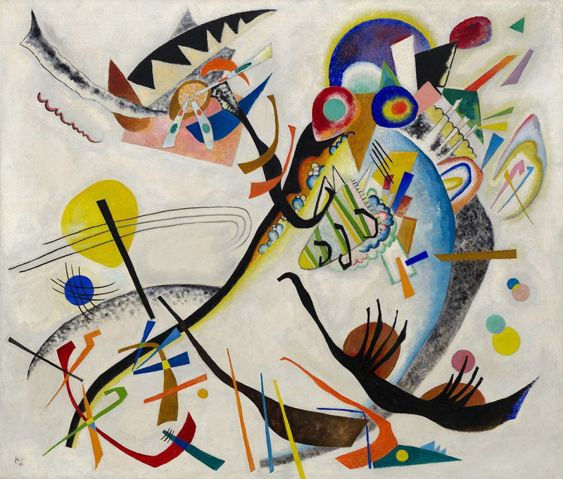 Segment bleu - Vassily Kandinsky