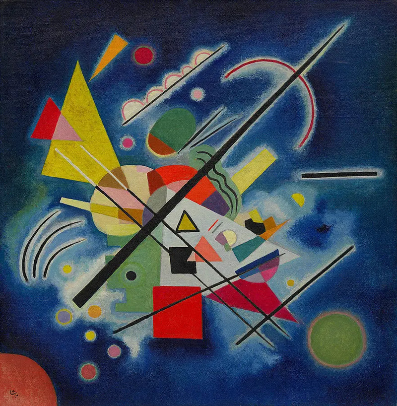 Sininen maalaus - Vassily Kandinsky