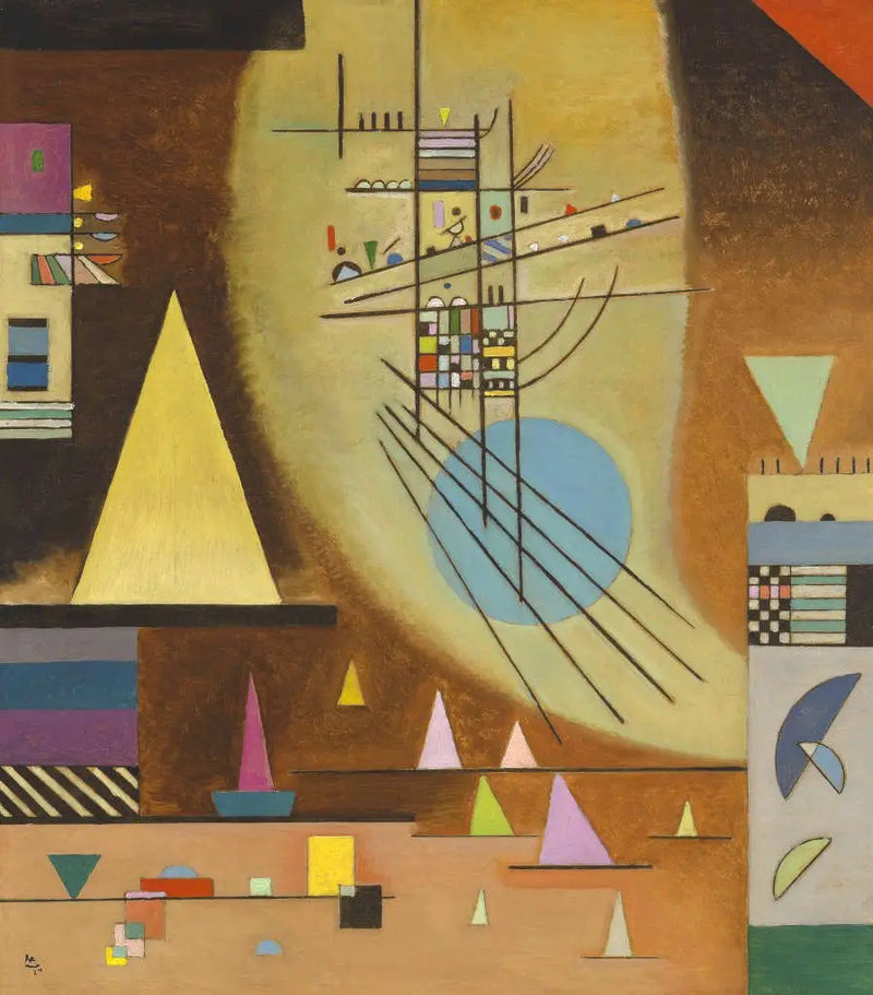 Hiljainen putoaminen - Vassily Kandinsky