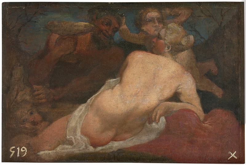 Venus ja satyyri - Annibale Carracci