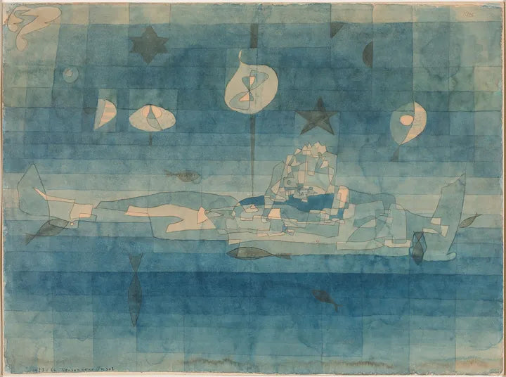 Upotettu saari - Paul Klee
