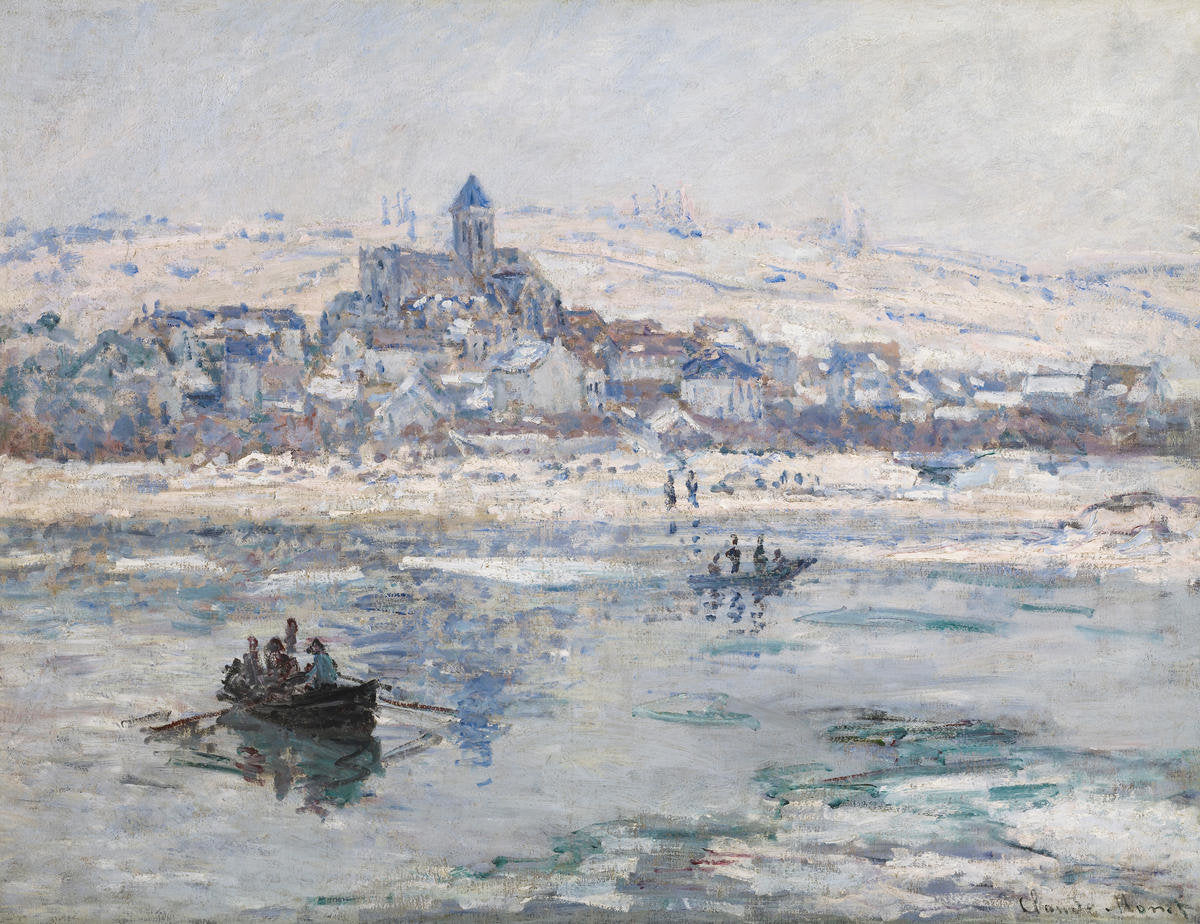 Vétheuil talvella - Claude Monet