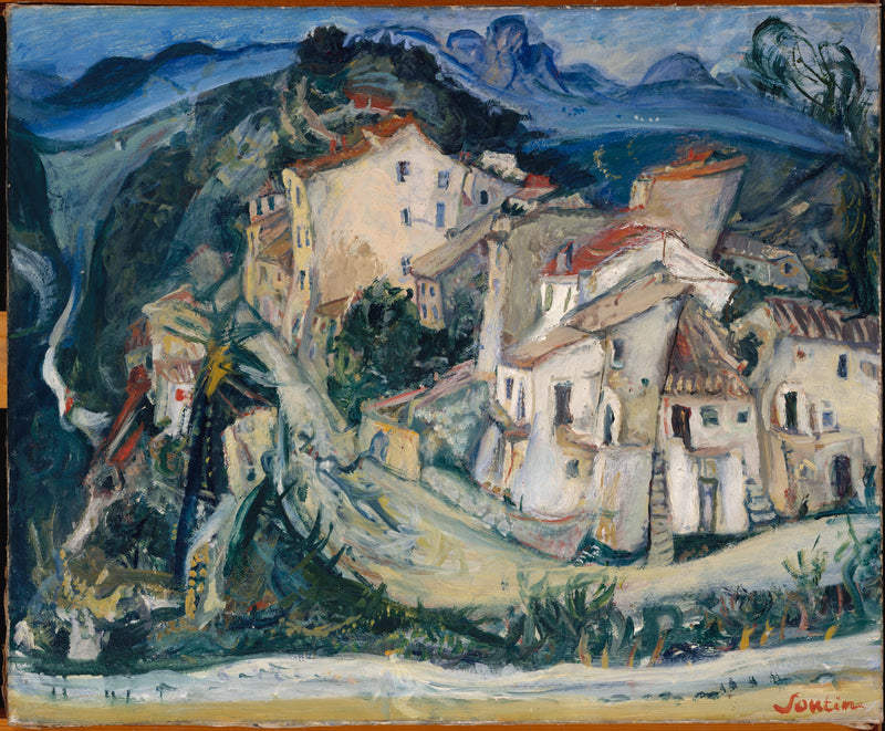 Cagnesin näkymä - Chaim Soutine