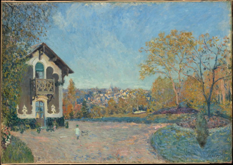Näkymä Marly-le-Roi'sta Cœur-Volantista - Alfred Sisley