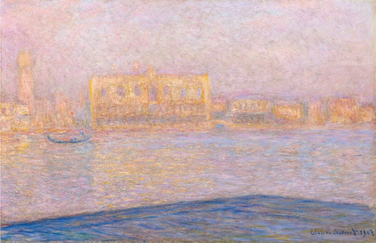 "Näkymä Dogesin palatsista San Giorgio Maggioresta" – Claude Monet (1908)