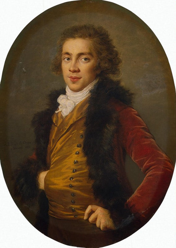 Portrait du baron Grigori Strogsnov - Élisabeth Vigée Le Brun
