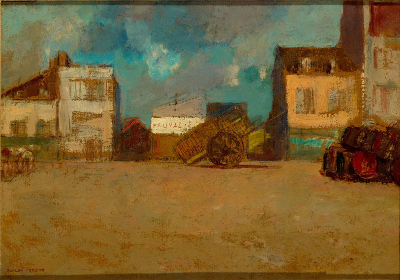 Kyläaukio, Bretagna - Odilon Redon