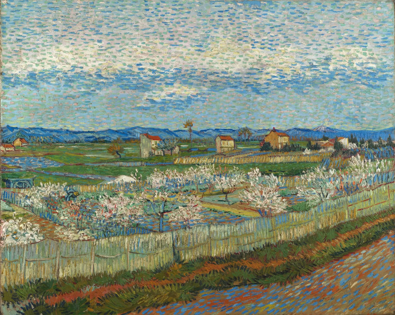 Kukkivat persikat - Vincent van Gogh