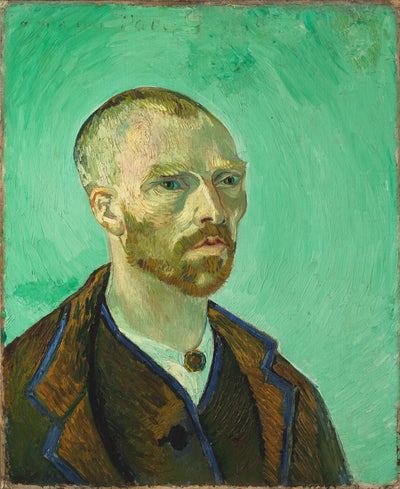 Reproduction du tableau « Autoportrait dédié à Paul Gauguin - Vincent van Gogh » par Alpha Reproduction en peinture à l’huile