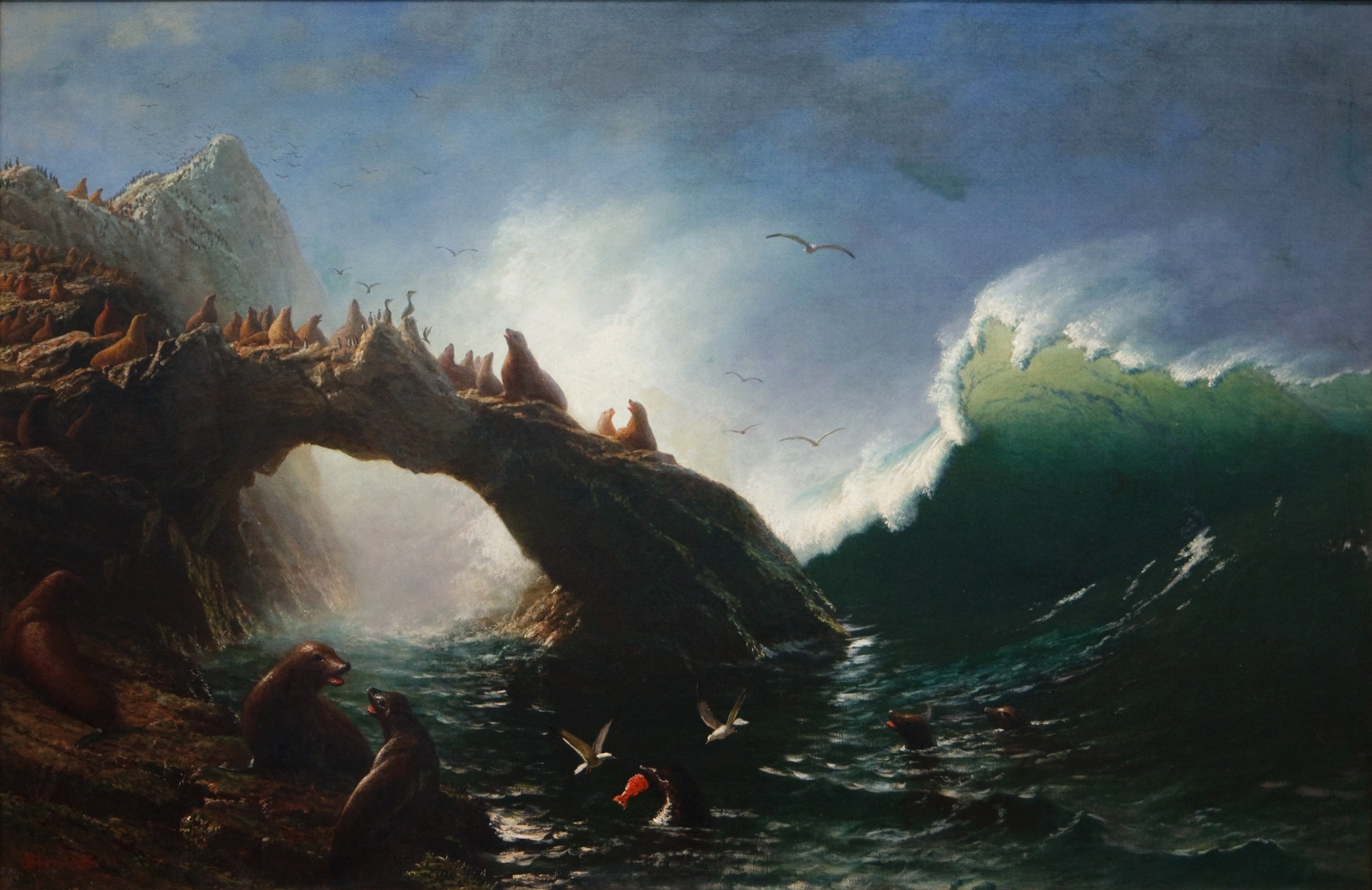 Île Farallon - Albert Bierstadt