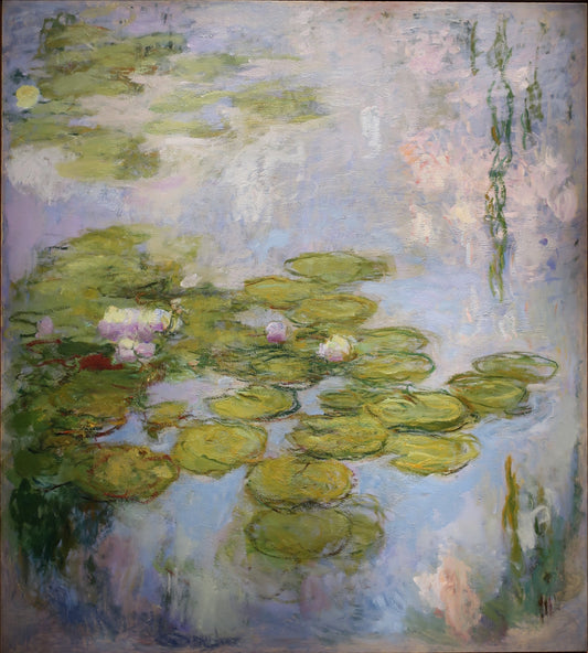 Reproduction du tableau « Nymphéas - Claude Monet » par Alpha Reproduction en peinture à l’huile