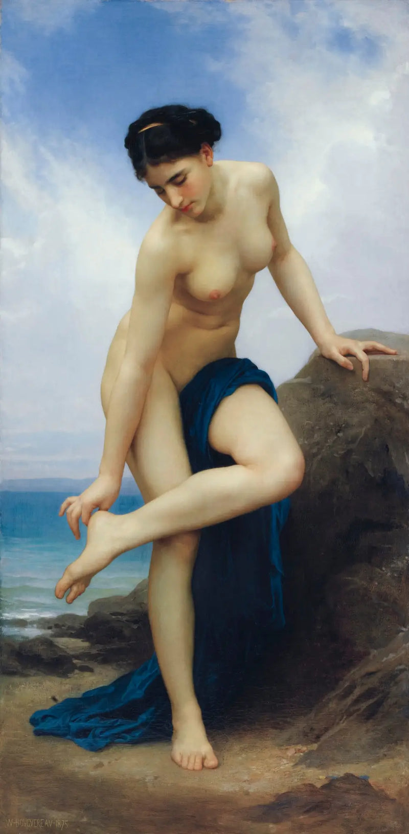 Kylvyn jälkeen - Bouguereau
