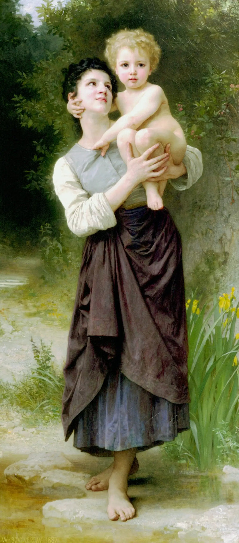 Veli ja sisar - Bouguereau