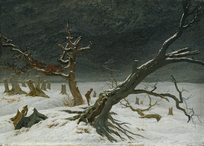 Talvimaisema - Caspar David Friedrich