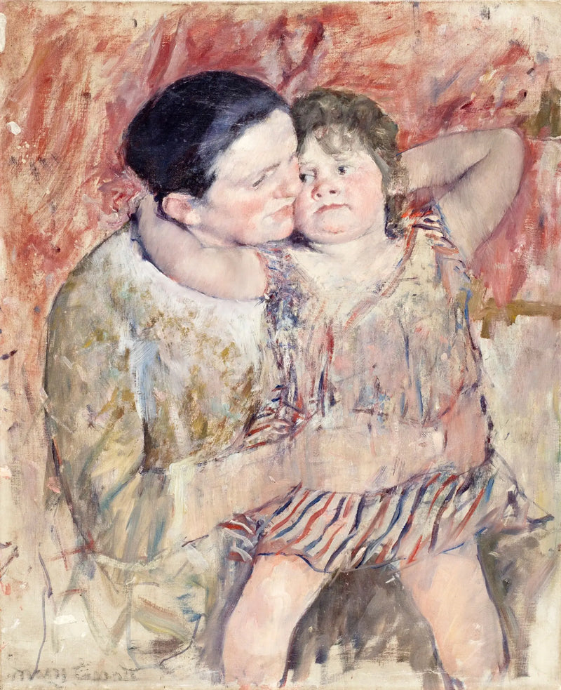 Nainen ja lapsi - Mary Cassatt