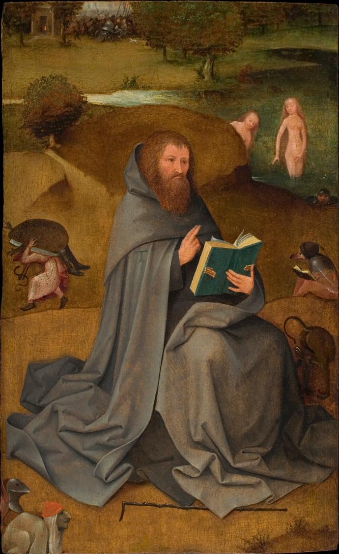 Pyhän Antonin kiusaus. - Hieronymus Bosch