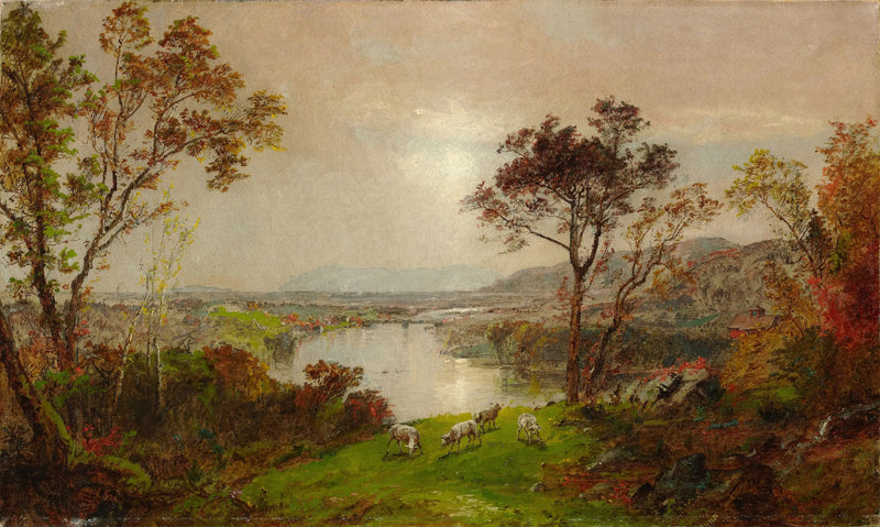Wyomingin laakso - Jasper Francis Cropsey