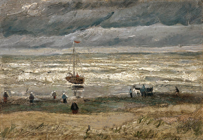 Näkymä merelle Scheveningenissä - Vincent van Gogh