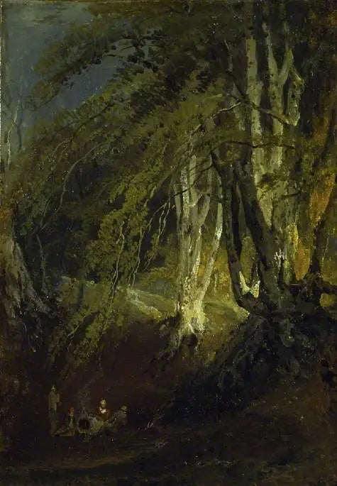 Kuitupuu ja romaniat nuotion ympärillä - J. M. W. Turner