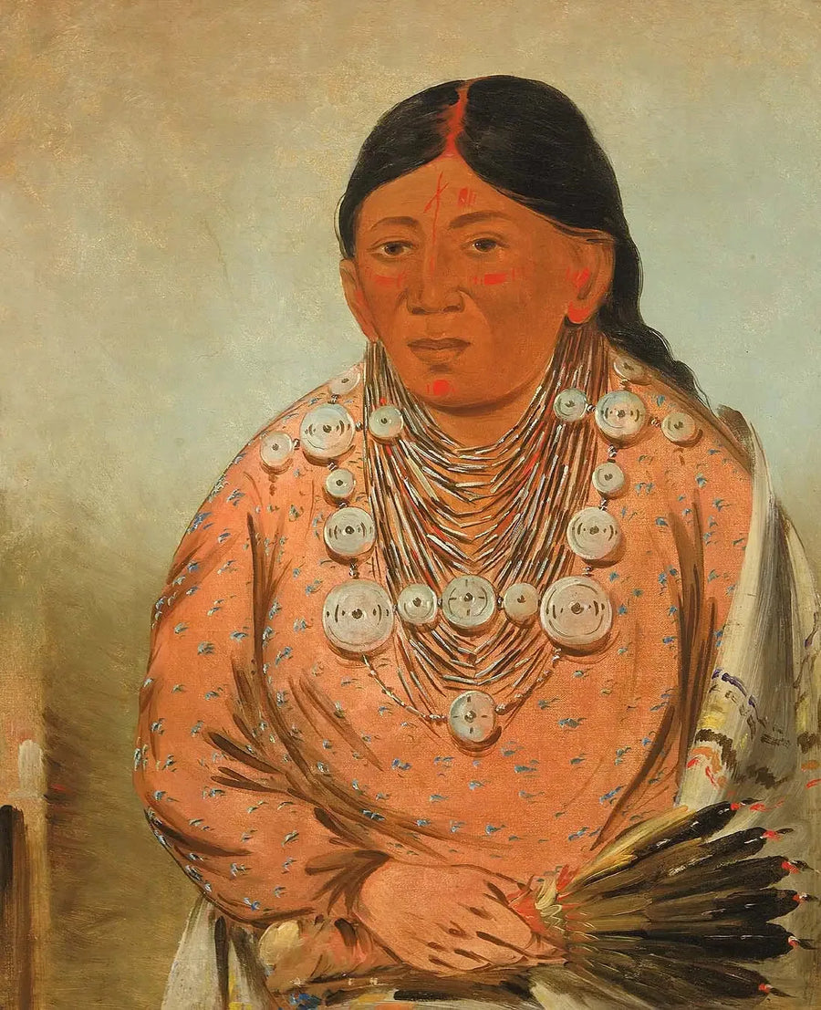A'h-tee-wát-o-mee, nainen - George Catlin