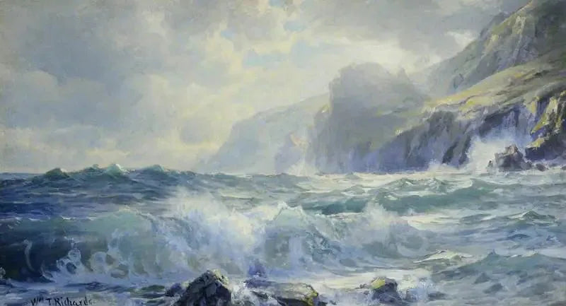 À Icart Point, Guernsey - William Trost Richards