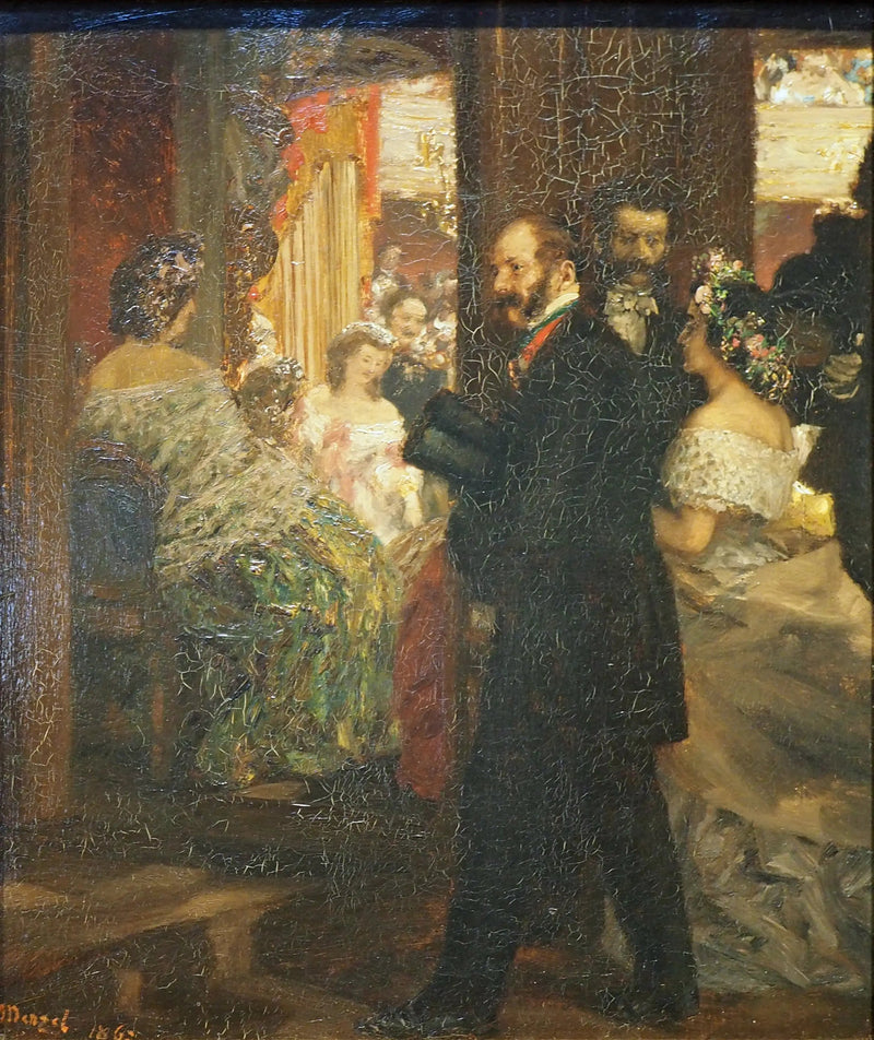 Oopperassa - Adolph von Menzel