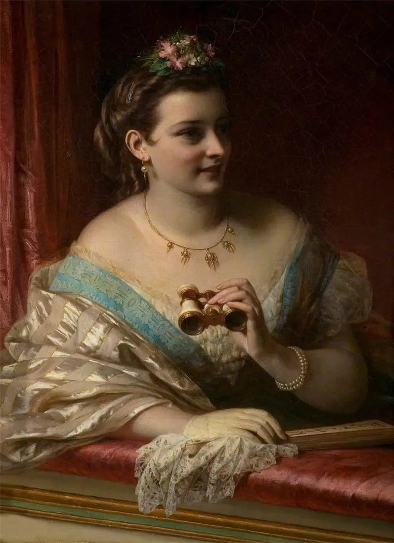 Oopperassa - Thomas Francis Dicksee