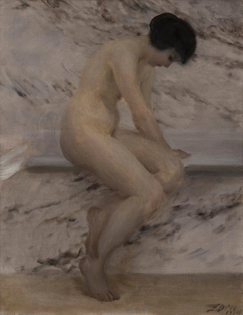 Kylpyammeessa - Anders Zorn