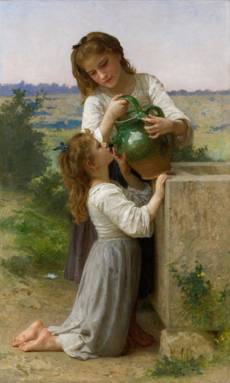Lähteellä - Bouguereau