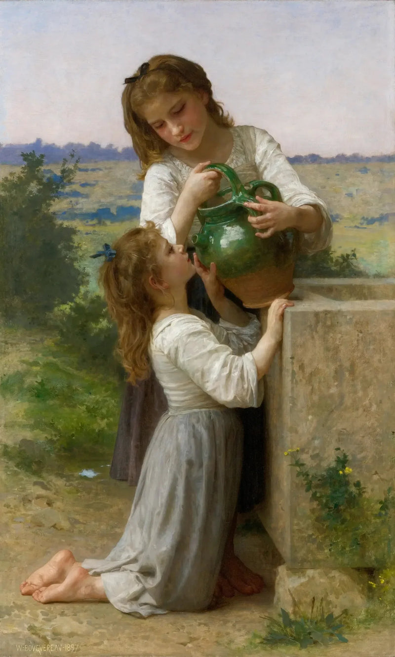 Lähteellä - Bouguereau