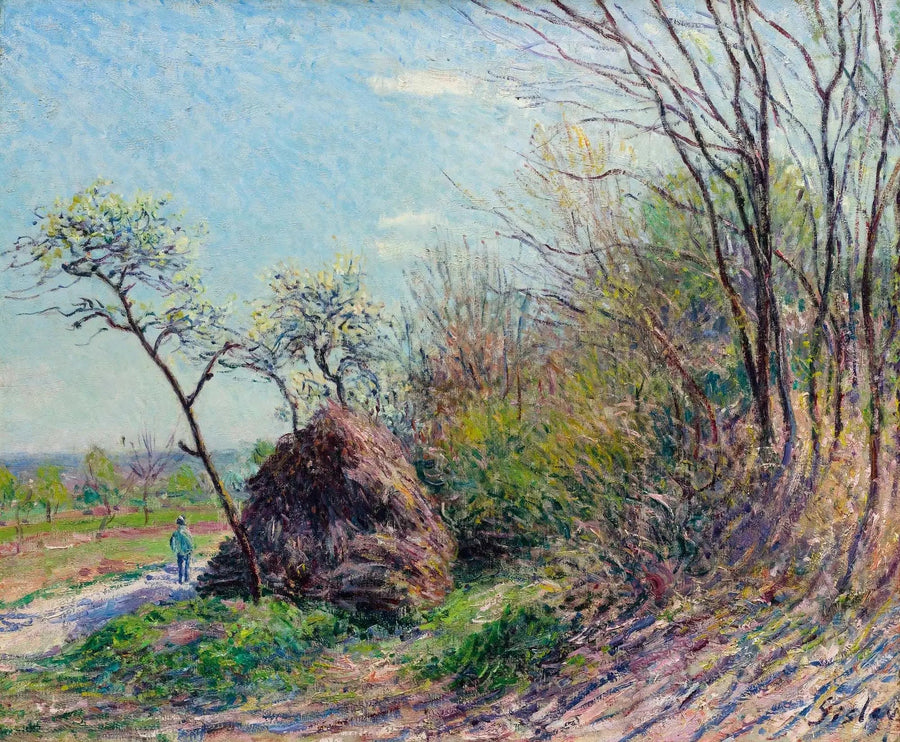 Metsän reunalla - Les Sablons - Alfred Sisley