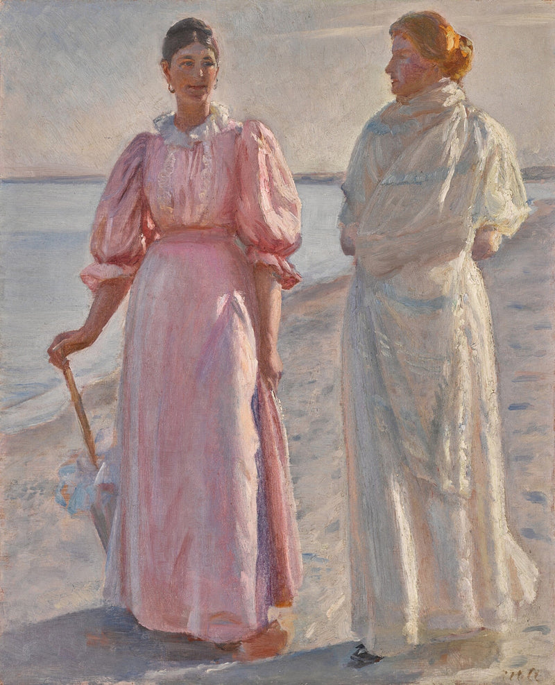 Skagenin rannalla. -Michael Peter Ancher