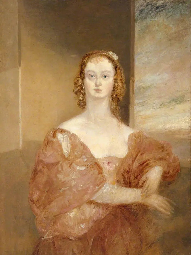 Nainen Van Dyck -pukuisena - J. M. W. Turner