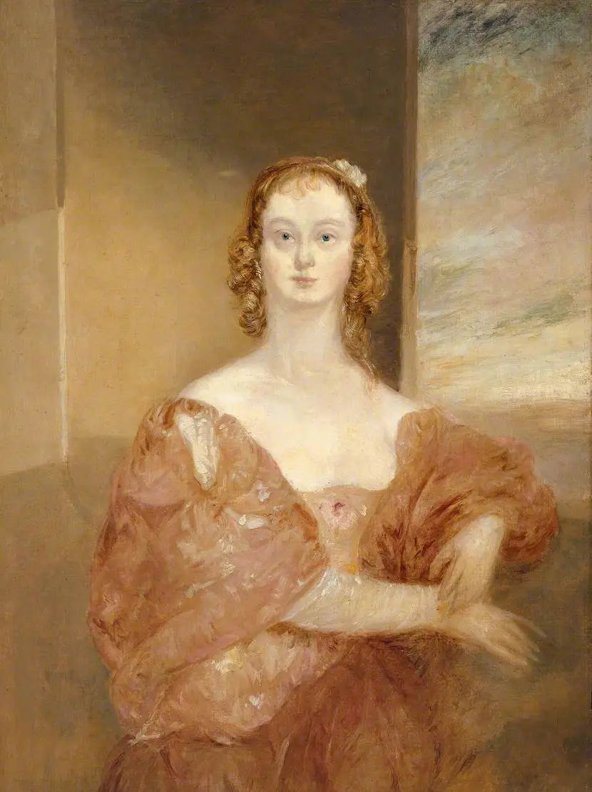 Nainen Van Dyck -pukuisena - J. M. W. Turner