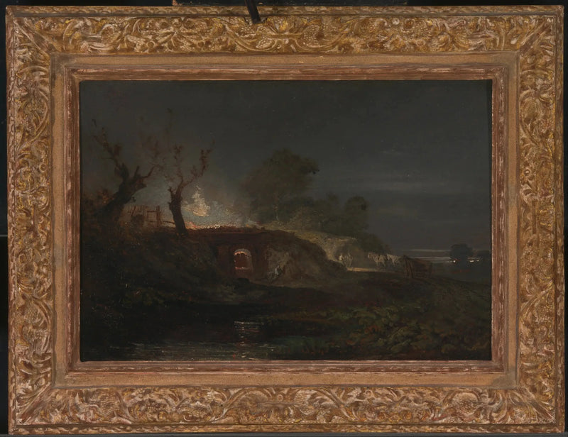 Kalkkikiviuuni, mahdollisesti Briton Ferryn alueella Etelä-Walesissa - J. M. W. Turner