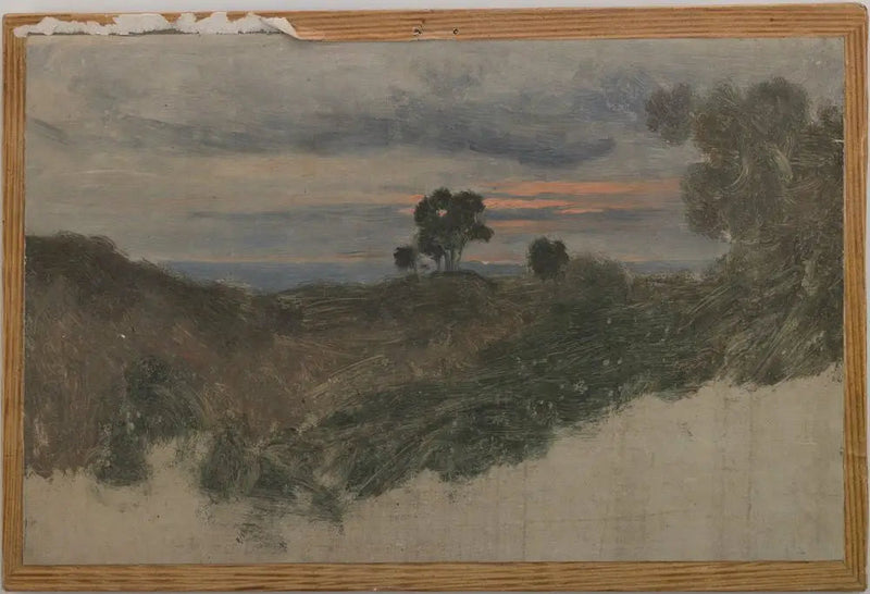 Olevano near Rome - Jean-Baptiste Camille Corot