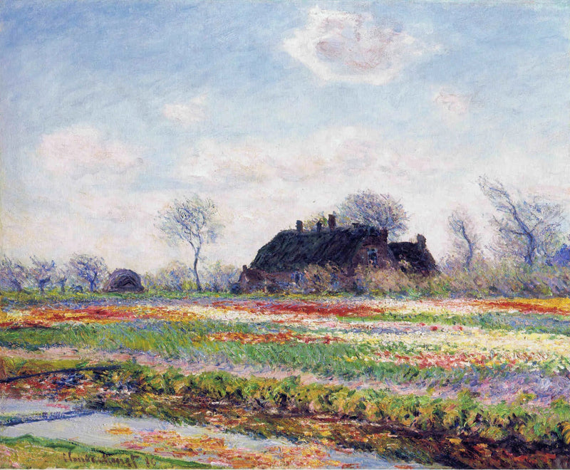 Sassenheim lähellä Haarlemia, tulppaanipelto - Claude Monet