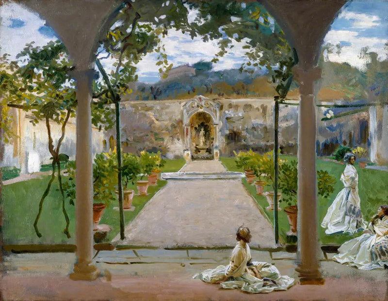 Torre Gallissa: Naisia puutarhassa - John Singer Sargent
