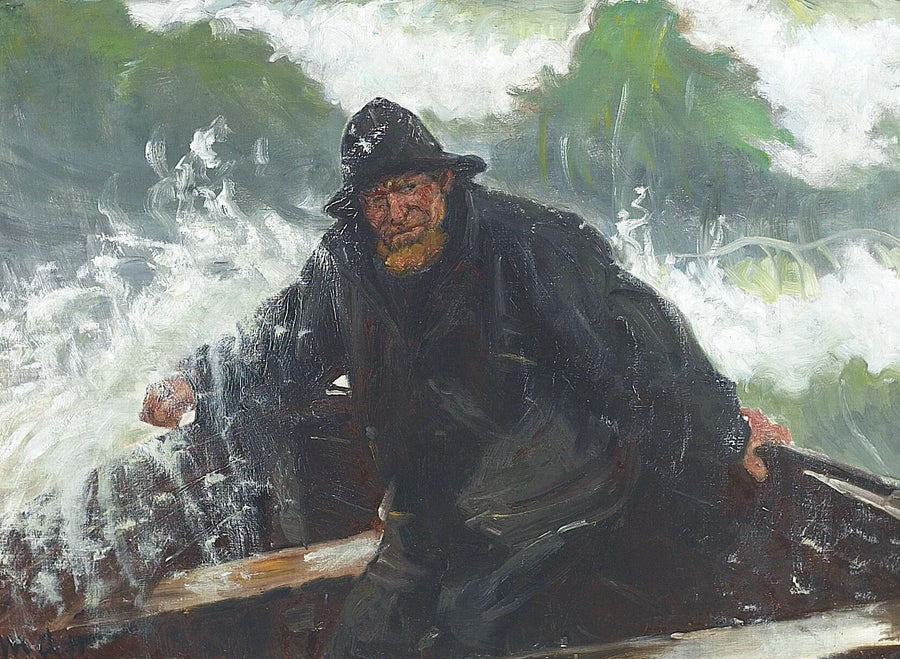 aaltojen läpi. -Michael Peter Ancher