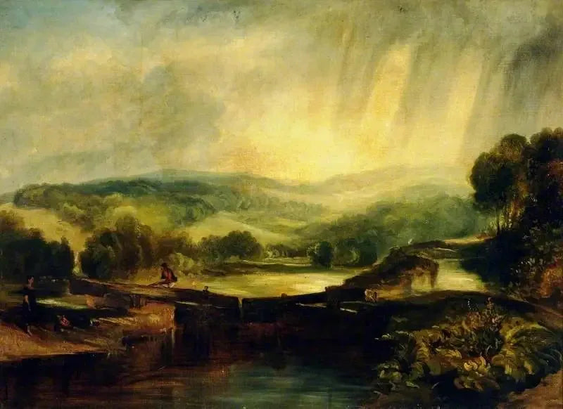 Näkymä Colne-joelle, Moor Park, Hertfordshire - J. M. W. Turner