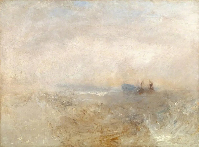 Haaksirikko, kalastusveneet - J. M. W. Turner