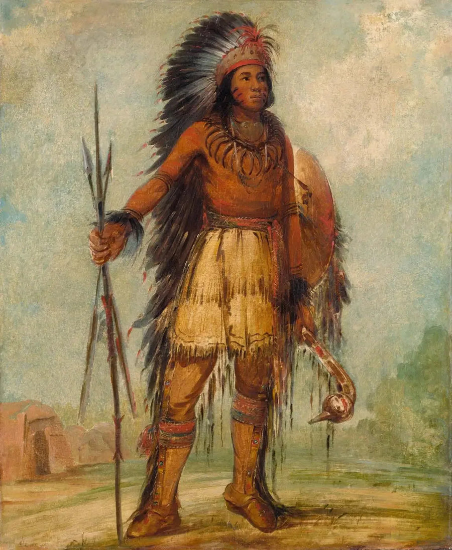 A-wun-ne-wa-be, ukkosen lintu - George Catlin
