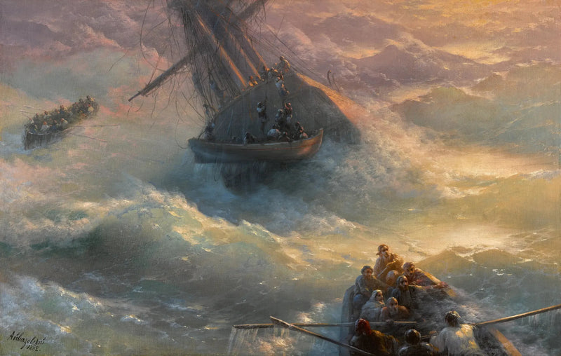 Laivan hylkääminen - Ivan Aïvazovski
