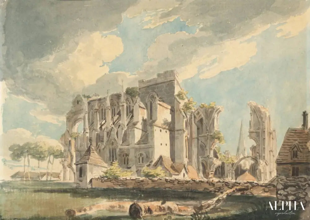 Abbaye de Malmesbury - William Turner - Reproductions de tableaux et peintures haut de gamme